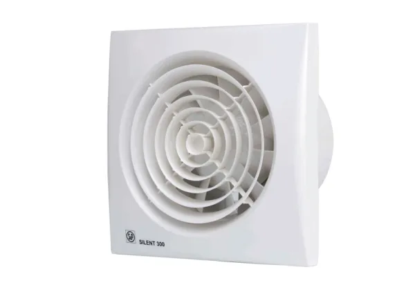 THERMEX Silent 200-300 Scandic, Væg, Badeværelse, Hvid, Plast, IP45, 180 m³/t
