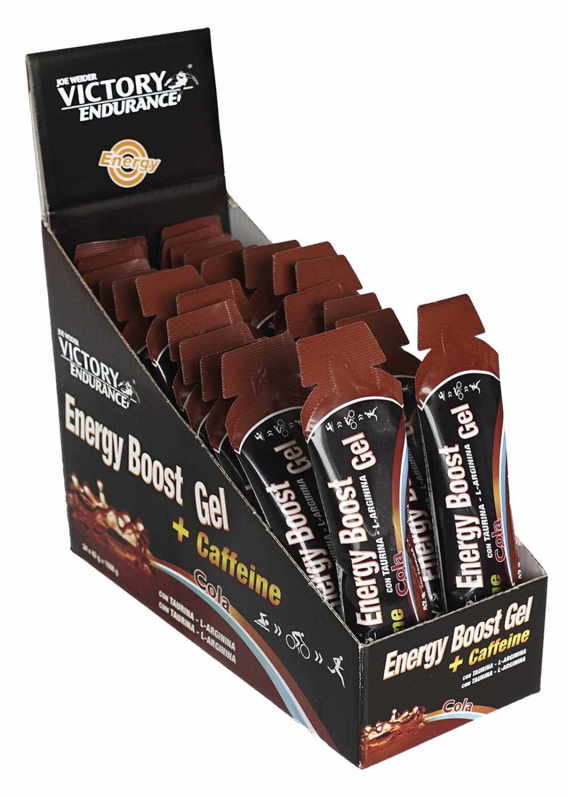 Gel energético Victory Endurance Booster com cafeína 42g