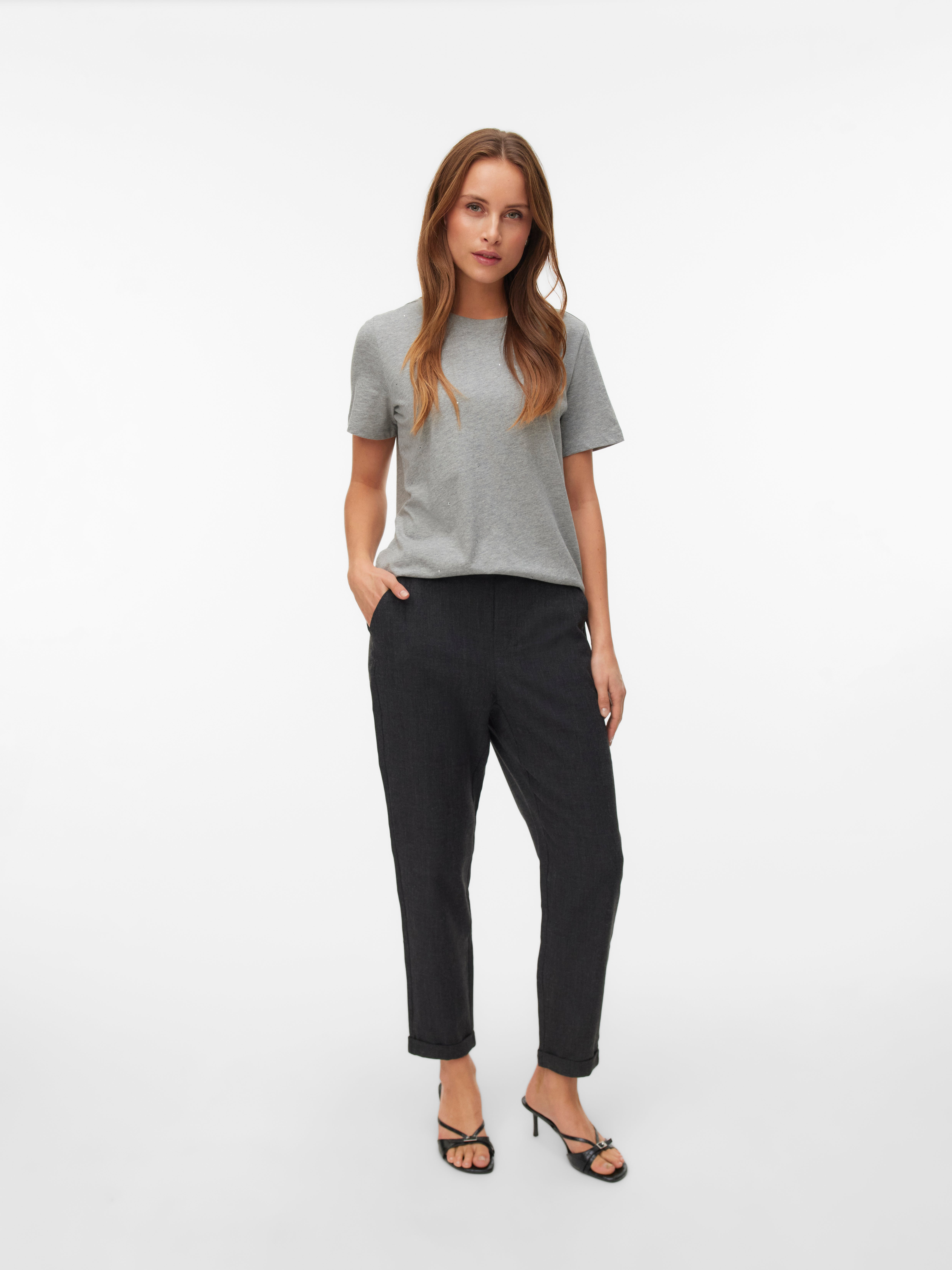 VMMAYA Mid waist Broek