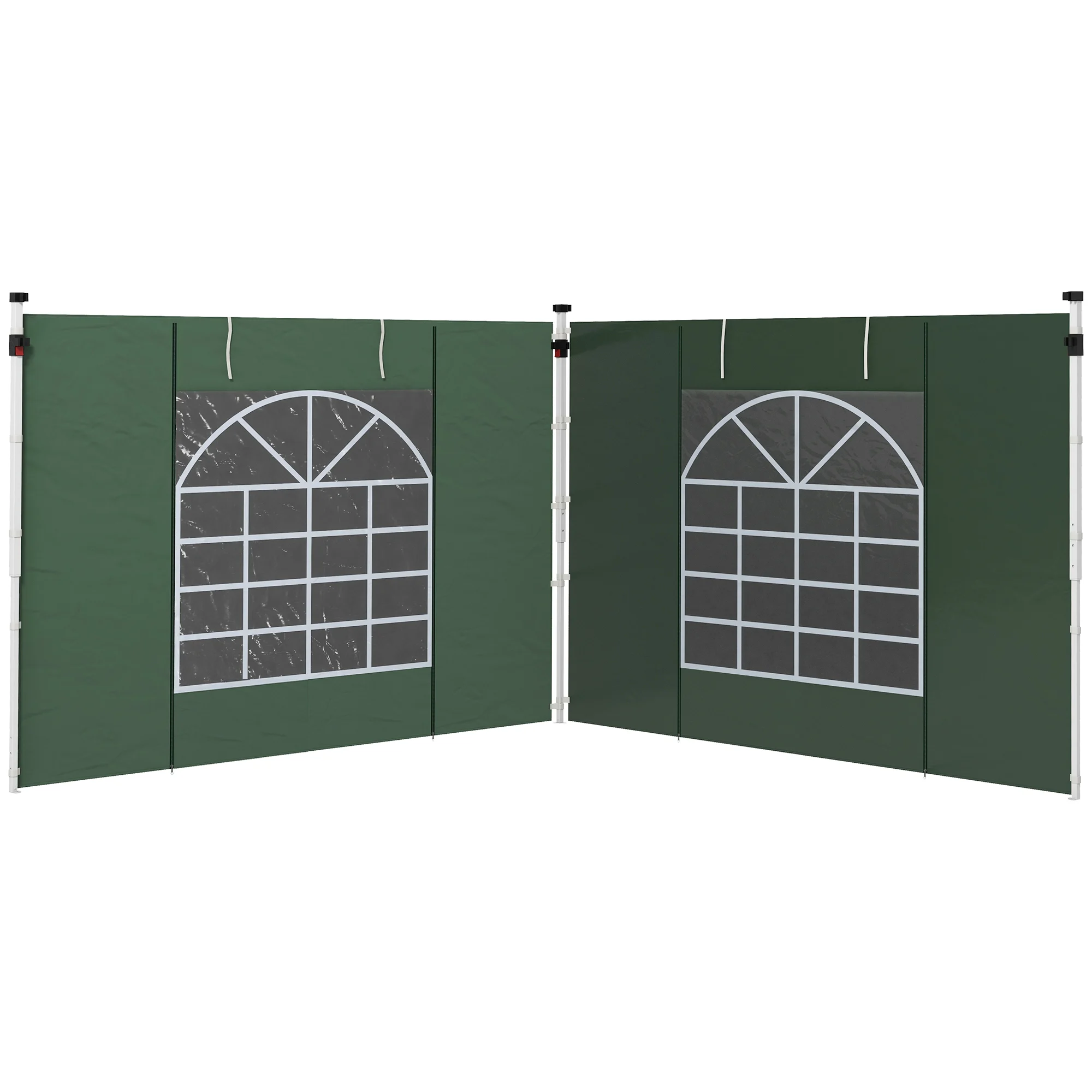 Paredes da tenda Outsunny Green