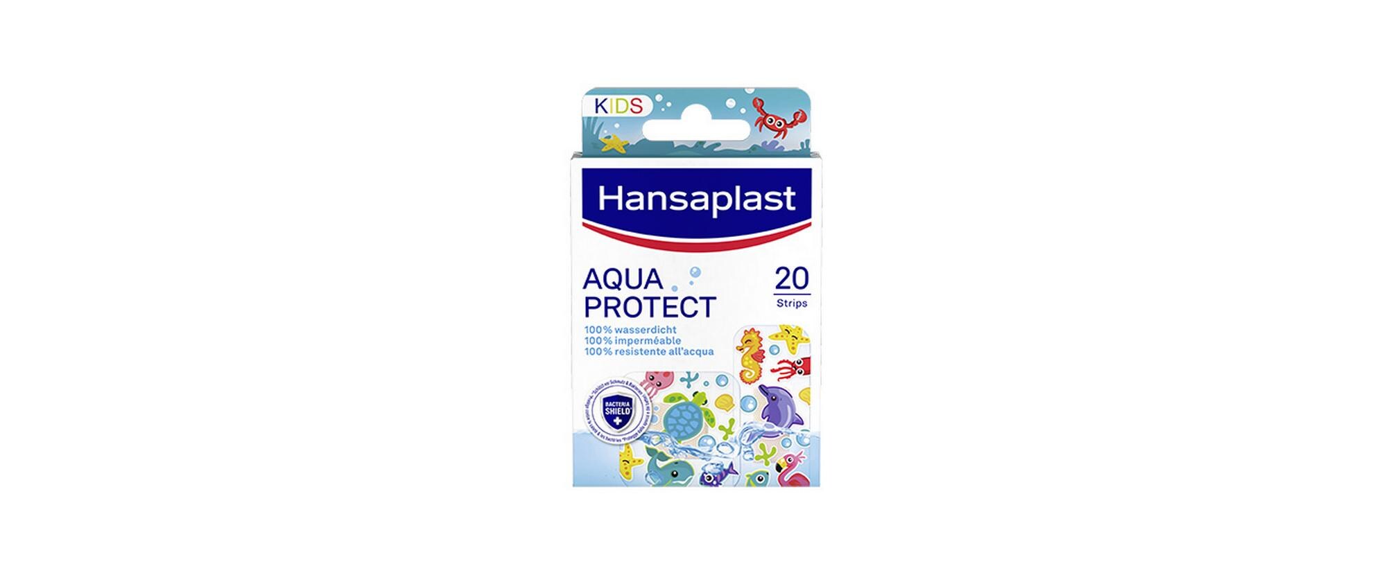 Aqua Protect Kids 20 StückPflaster mit Tiermotiven