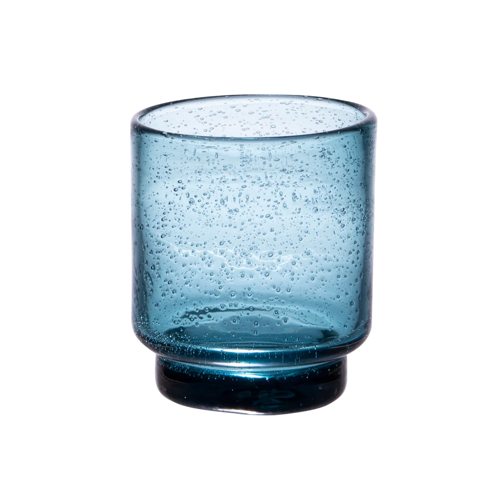 Gobelet à talon Artisan Bullé 25 cl bleu (lot de 6) Table passion