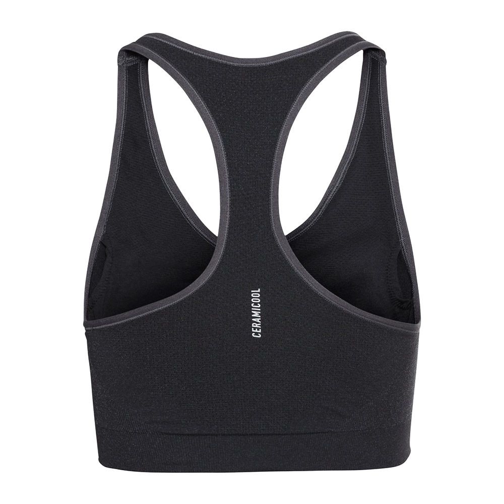 Odlo SEAMLESS MEDIUM CERAMICOOL - Brassière Femme black melange