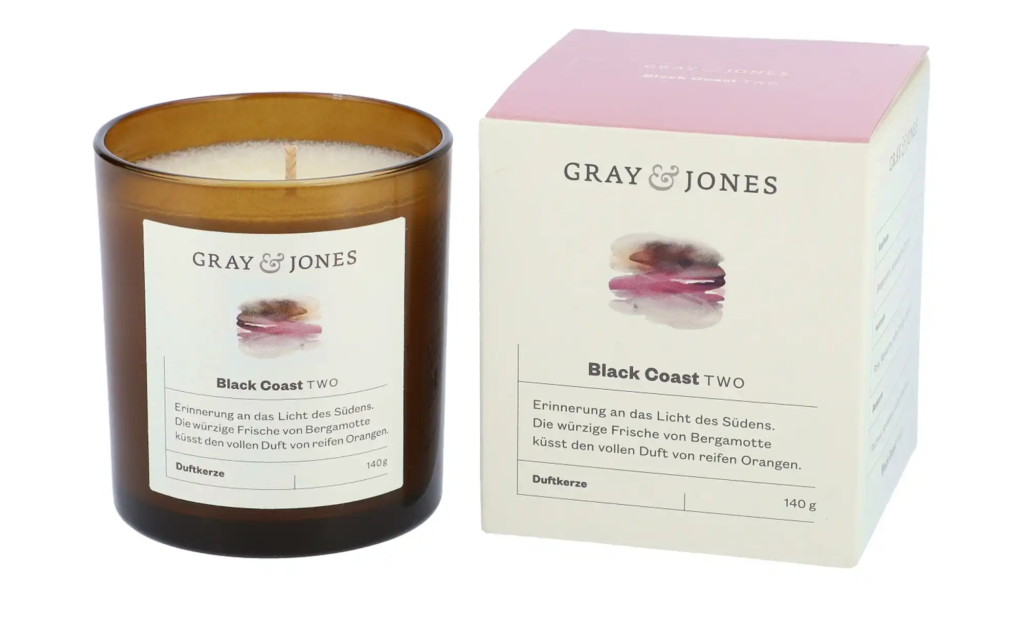 Gray & Jones Duftkerze Black Coast TWO