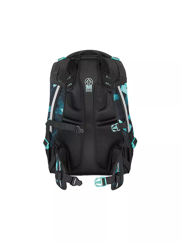 COOCAZOO Schulrucksack MATE LASER LIGHTS schwarz