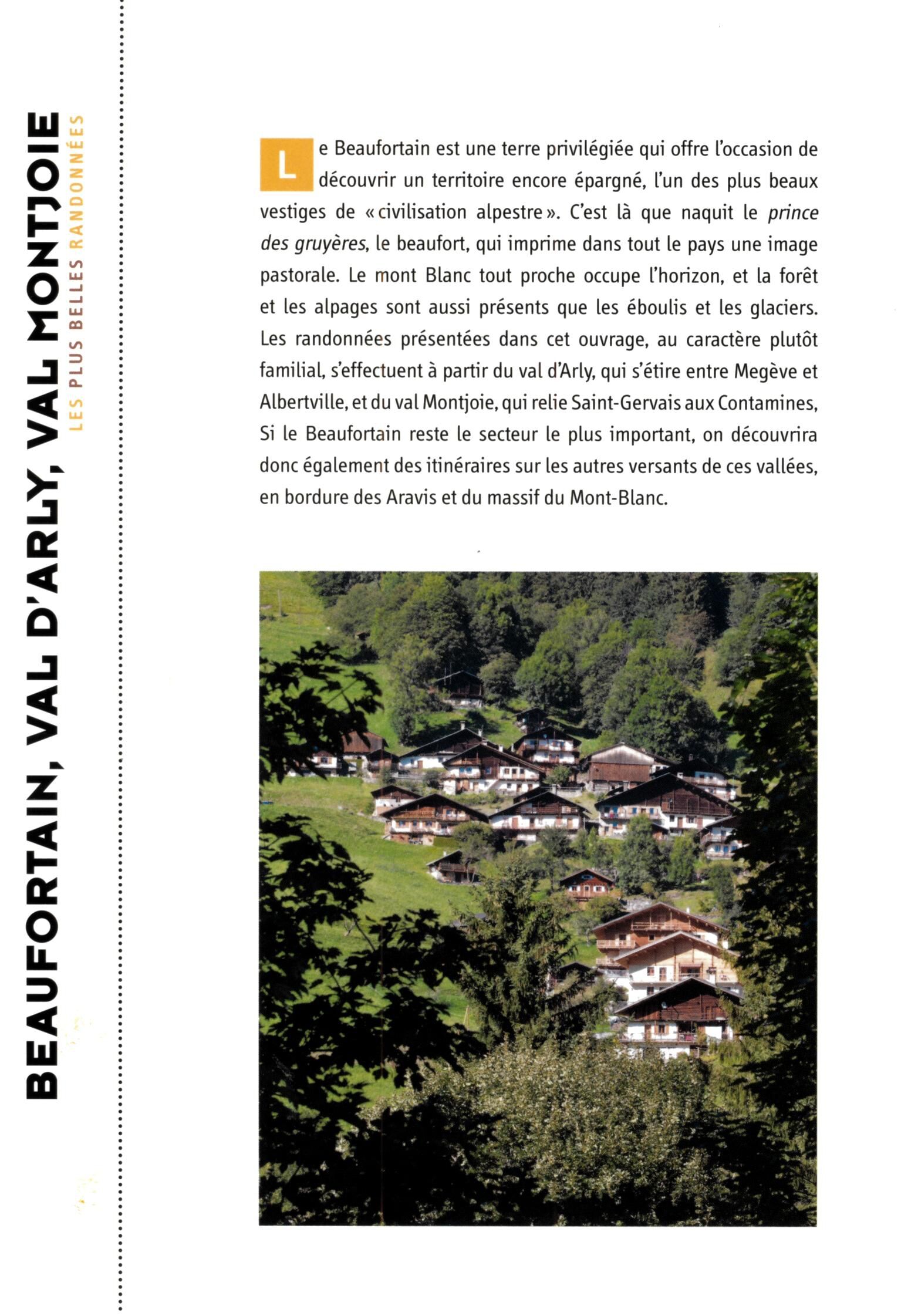 GLENAT - BEAUFORTAIN LES PLUS BELLES RANDONNEES