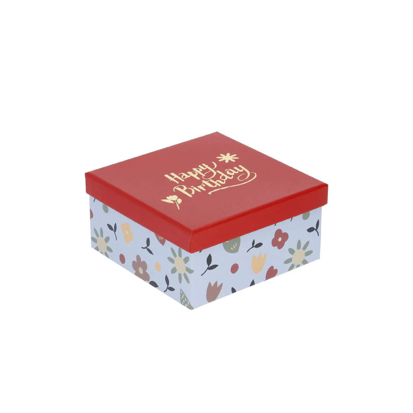 5er Set Geschenkkarton Motiv, blau