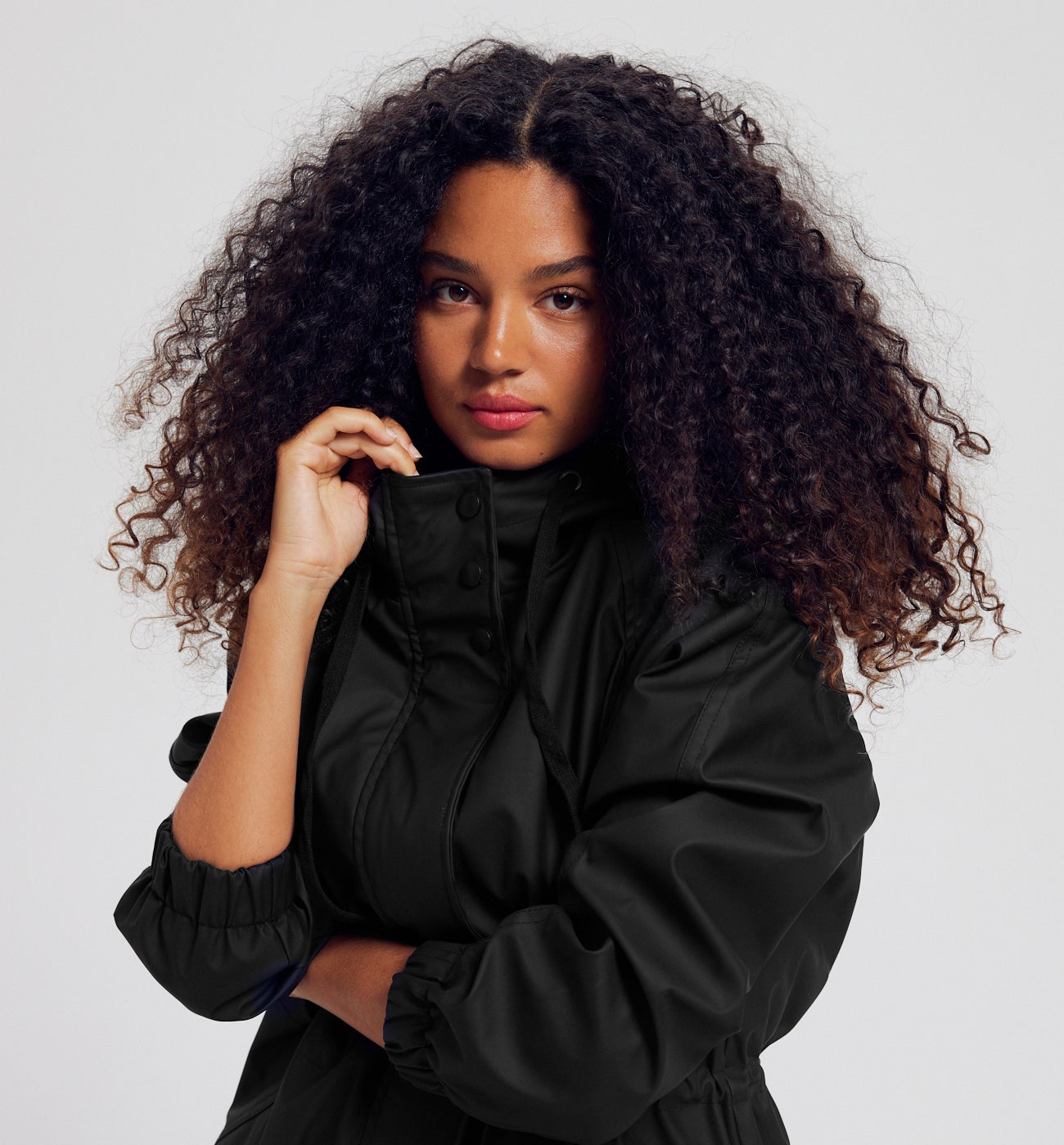 Parka déperlante unie Femme - Noir