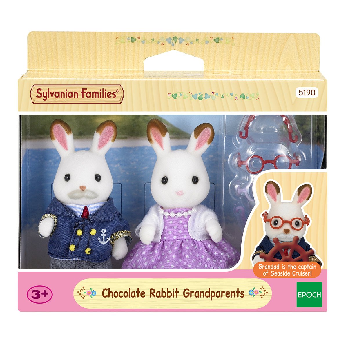 Sylvanian Families 5190 : Les grands-parents Lapin chocolat