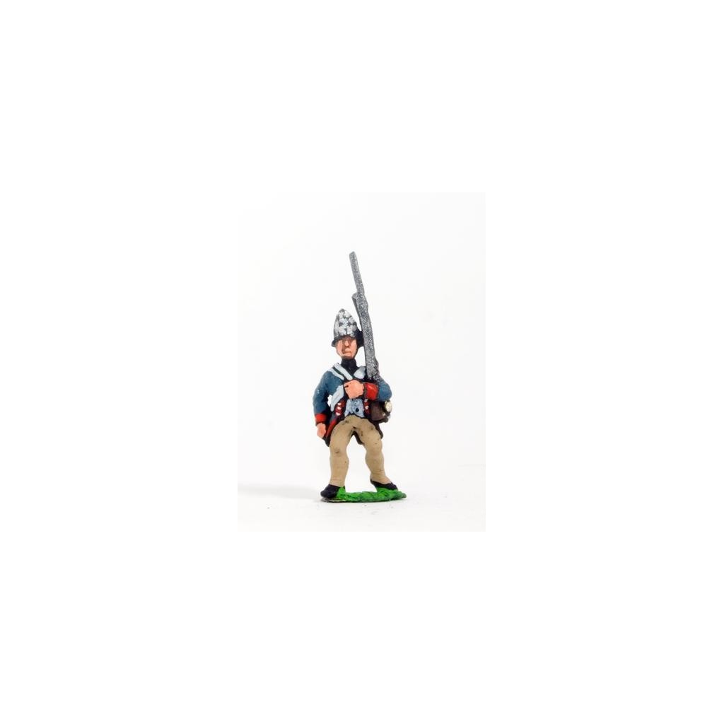 AWI German: Fusilier advancing with Musket upright