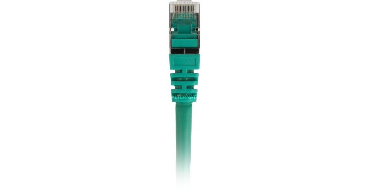 SharkoonPatchkabel SFTP, RJ-45 met Cat.7a  (Groen, 2 meter, Ruwe kabel)