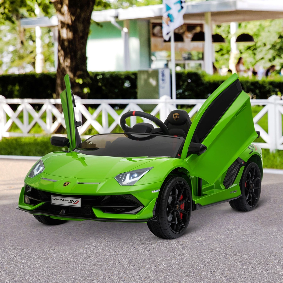 HOMCOM Kinderauto Lamborghini elektrisch grün