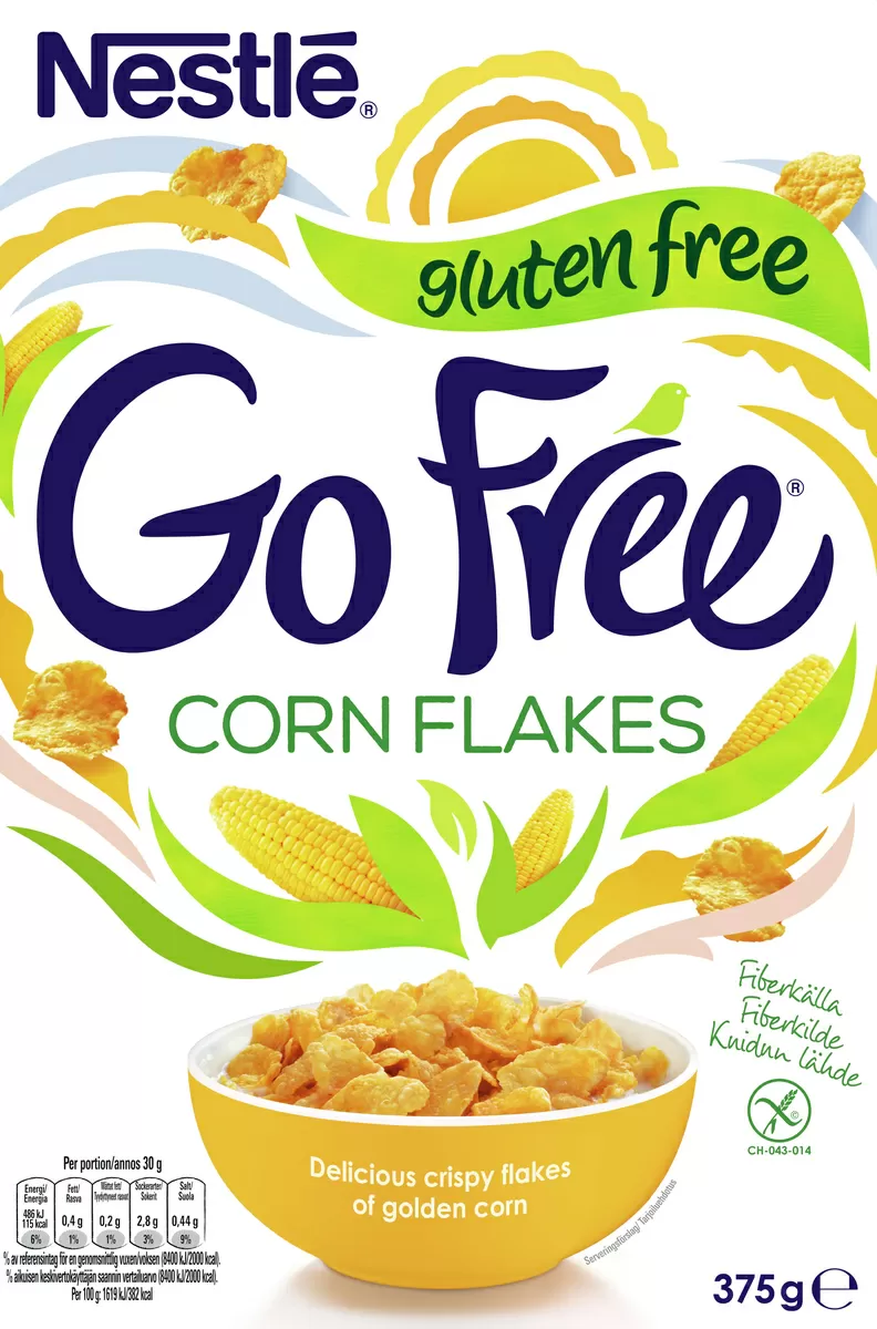 Nestle Corn Flakes Glutenfri - 375 g