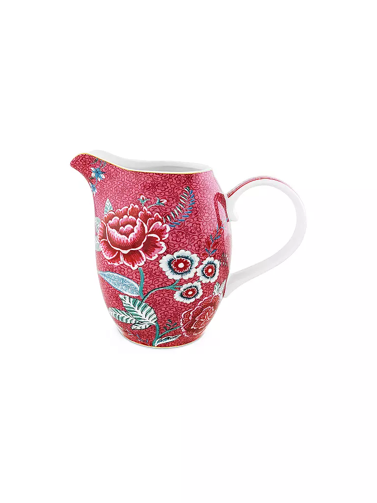 PIP STUDIO Krug gross FLOWER FESTIVAL 950ml Dark Pink beere