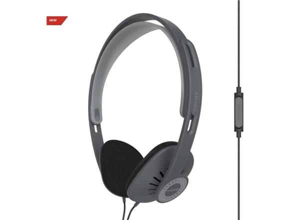 Koss KPH30i - Hodetelefoner med mikrofon - on-ear - kablet - 3,5 mm jakk - svart