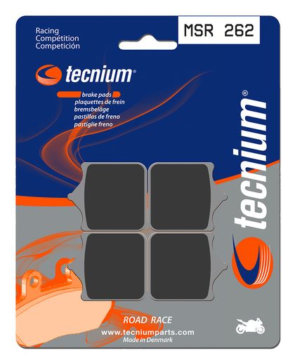 Plaquettes de freins Tecnium Racing métal fritté - MSR262