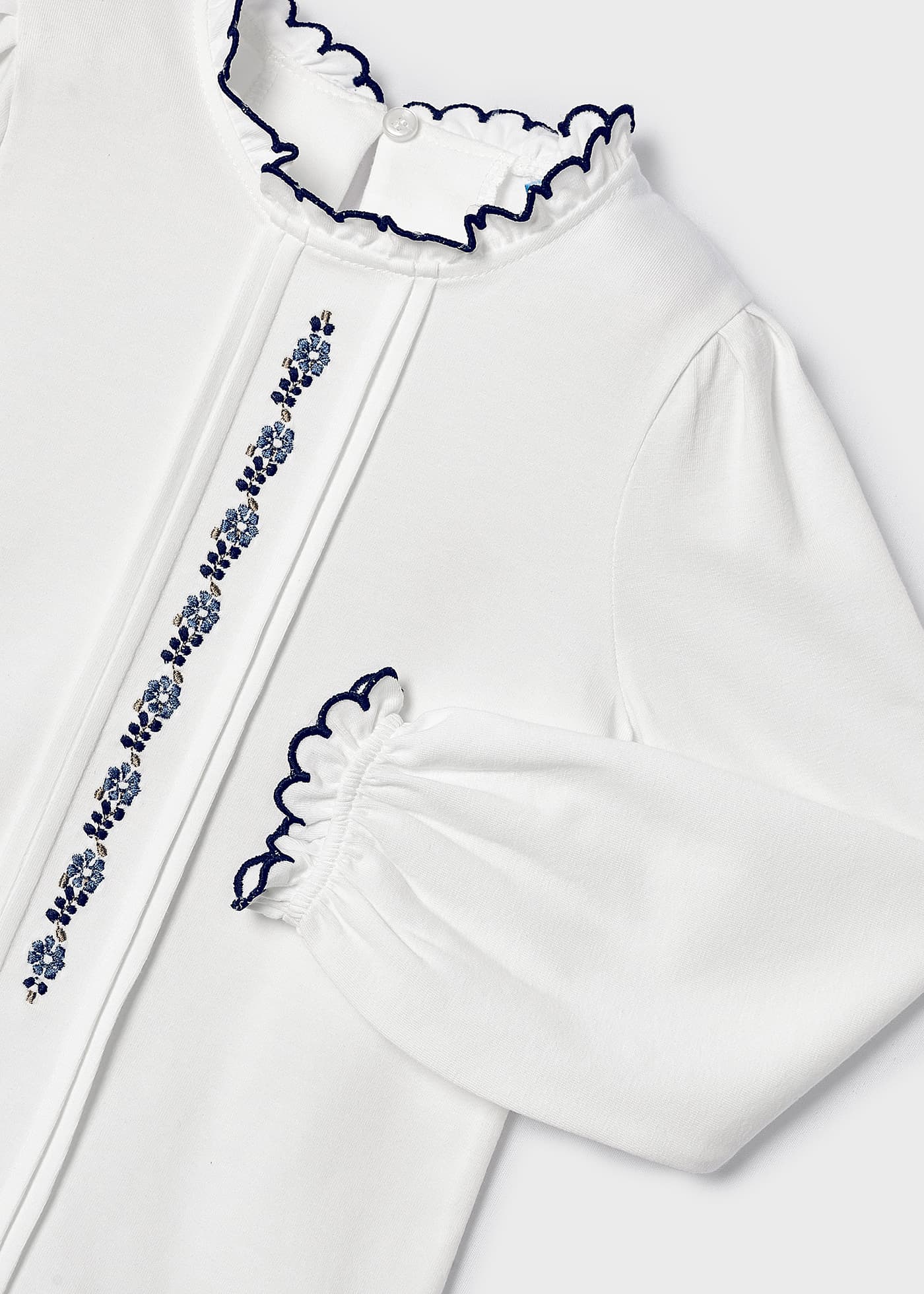 Blusa bordada Better Cotton para meninas