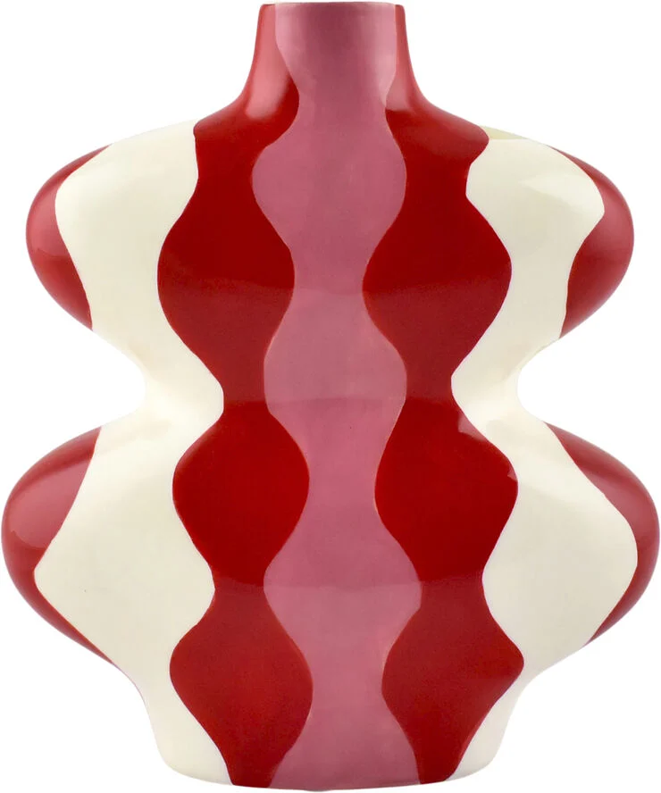 Que Rico Vase - JULIA - MAROON MADNESS Multi
