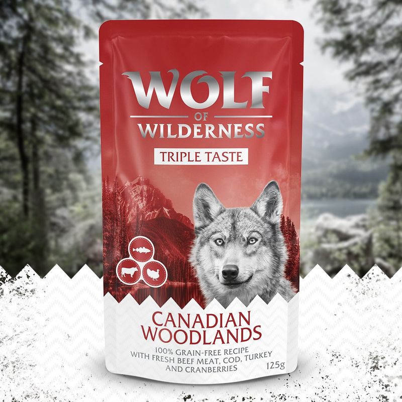 Wolf of Wilderness Triple Taste 12 x 125 g