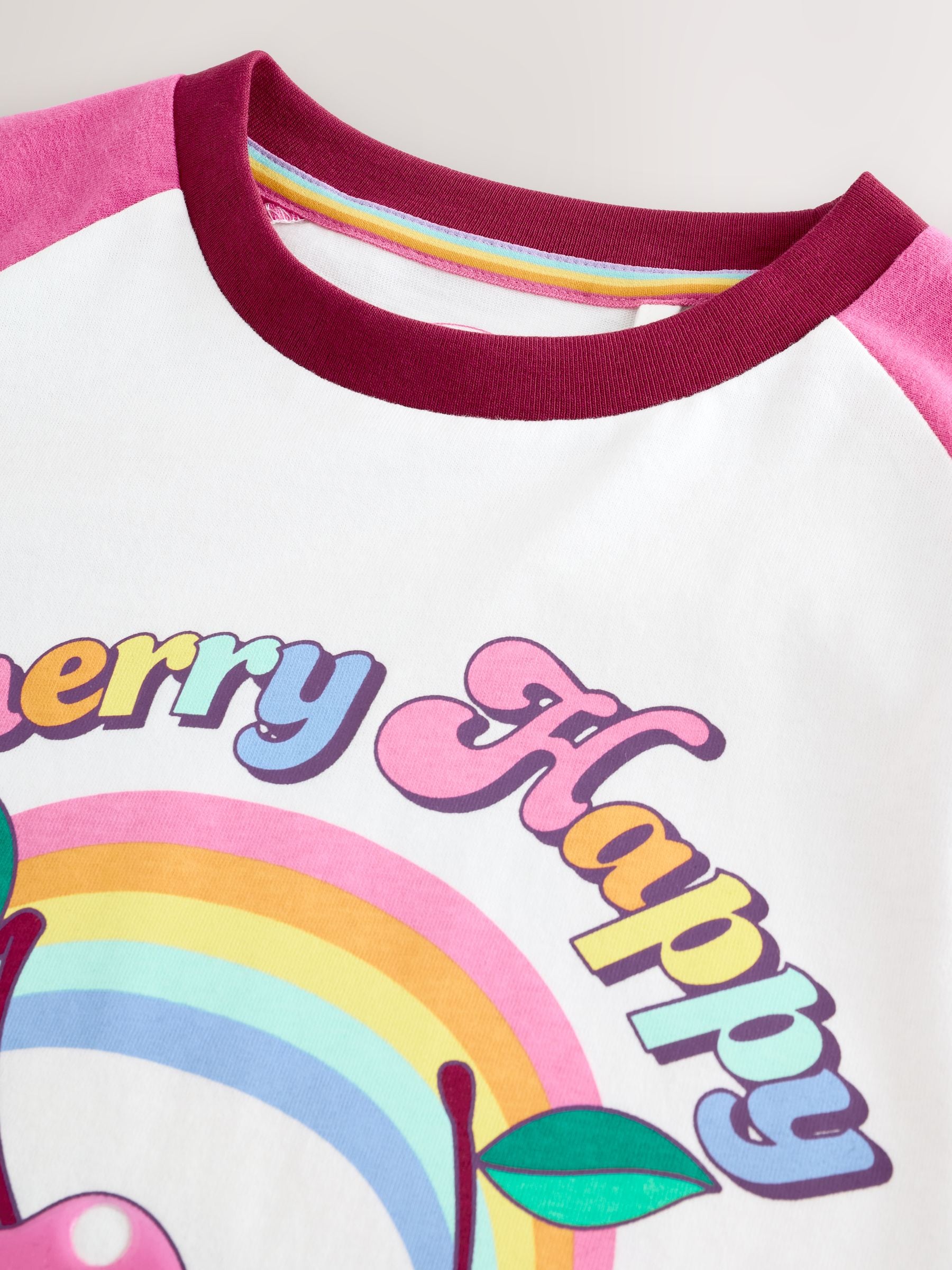 Little Bird by Jools Oliver Regenboog T-shirt met lange mouwen