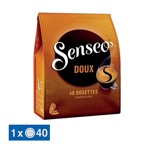 Café SENSEO® Doux, paquet de 40 dosettes