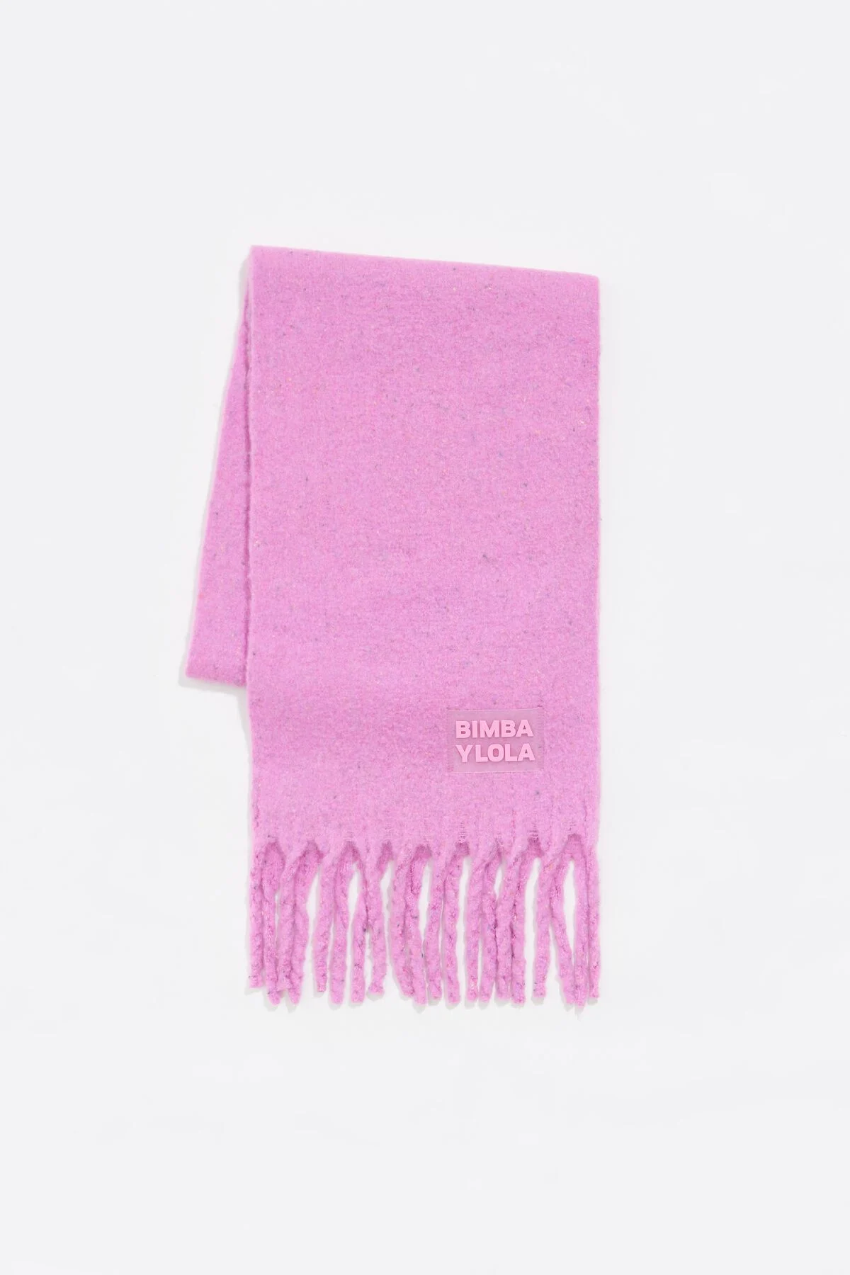 Lenço rosa escovado