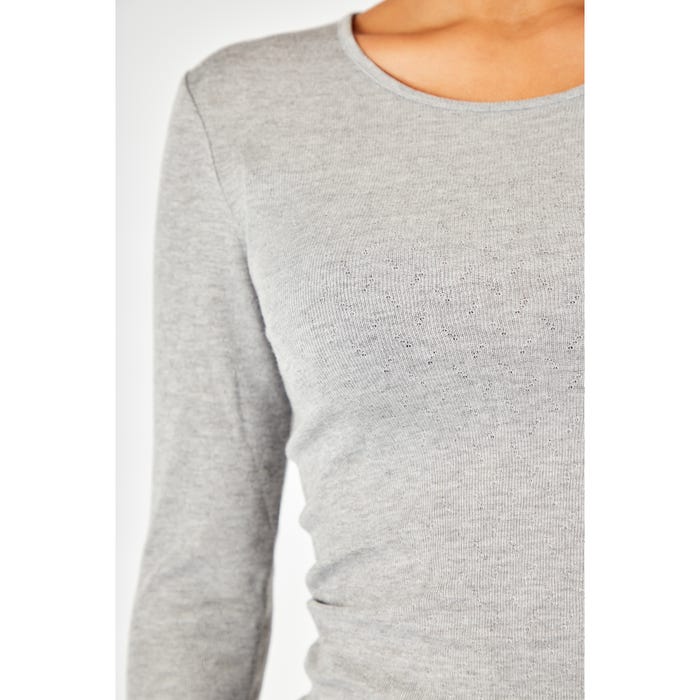 inSua-Thermo shirt ajour lange mouwen - InSua