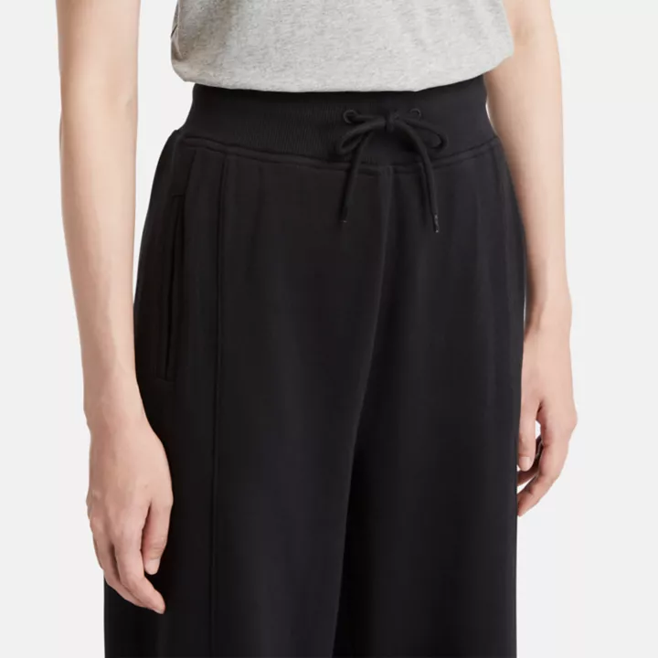 Pantalon Palazzo pour femme en noir