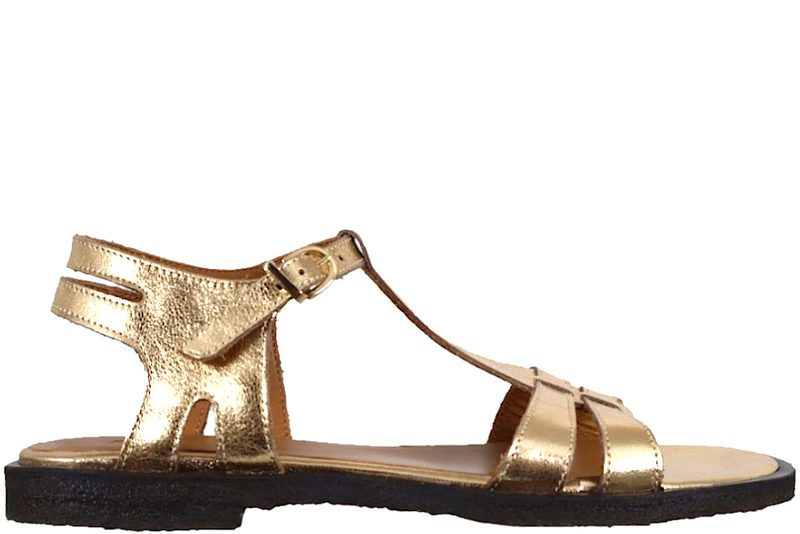 ANGULUS SANDAL I GULD SKIND