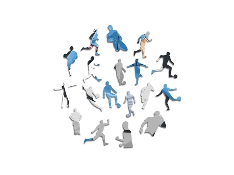 Iconic Puzzle Man City FC – Phil Foden Offizielles Holzpuzzle, Grösse M