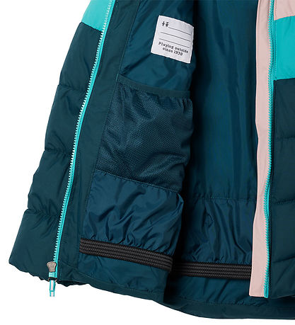 Columbia Dynejakke - Arctic Blast II - Rosa/Turkis/Bl?