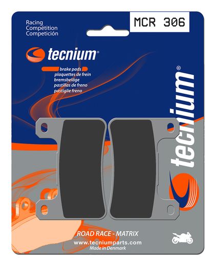 Plaquettes de freins Tecnium Racing métal fritté carbone - MCR306