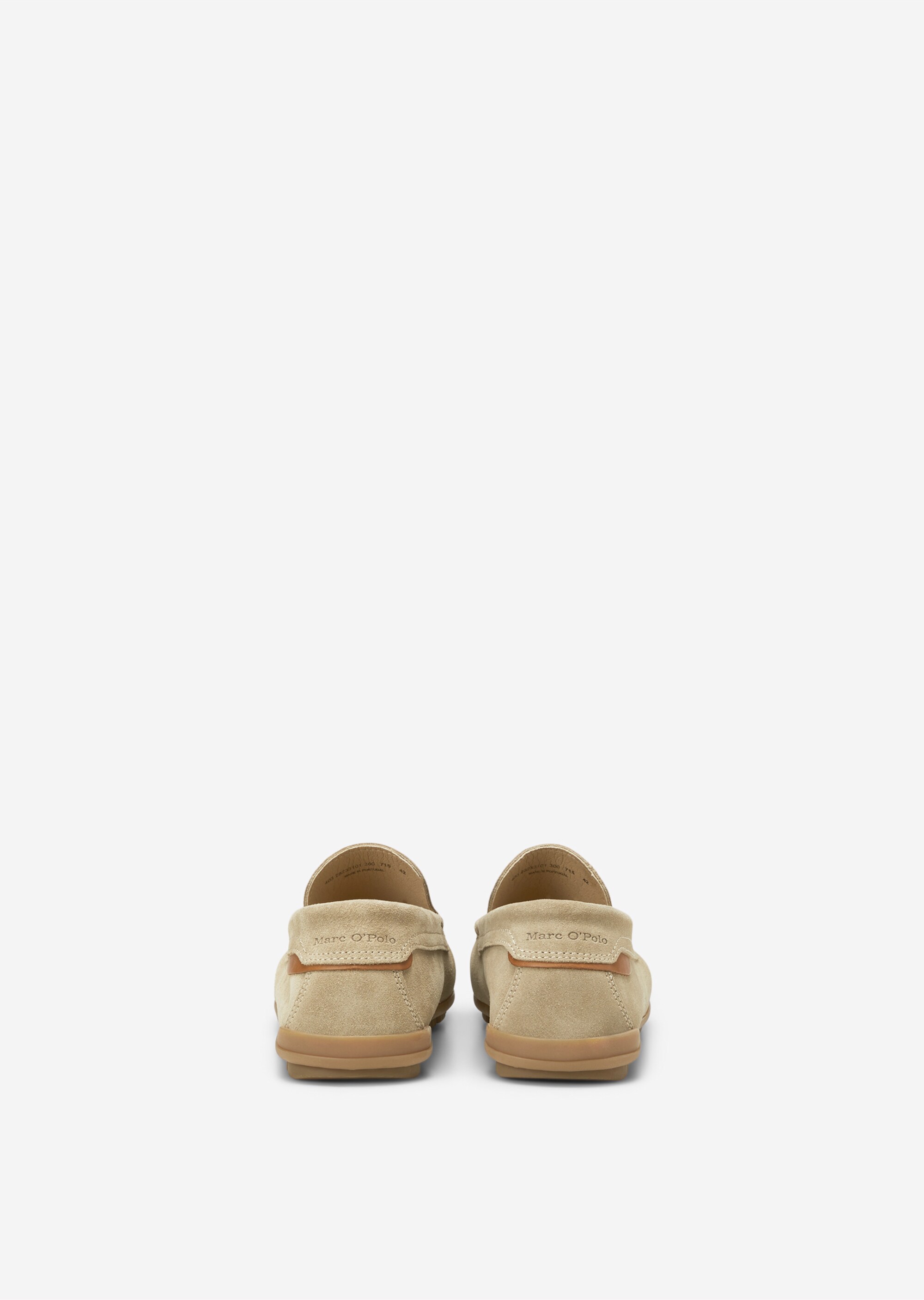 Mokassin aus softem Veloursleder
