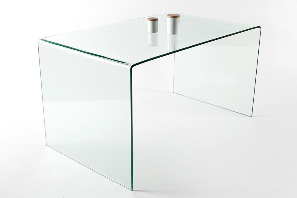 riess-ambiente Schreibtisch FANTOME - 120cm transparent Esstisch Ganzglastisch