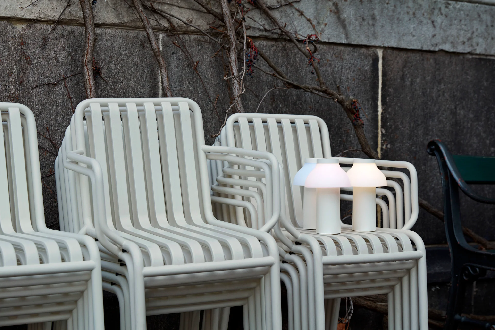 HAY  Palissade Dining Armchair havestol - Sky Grey