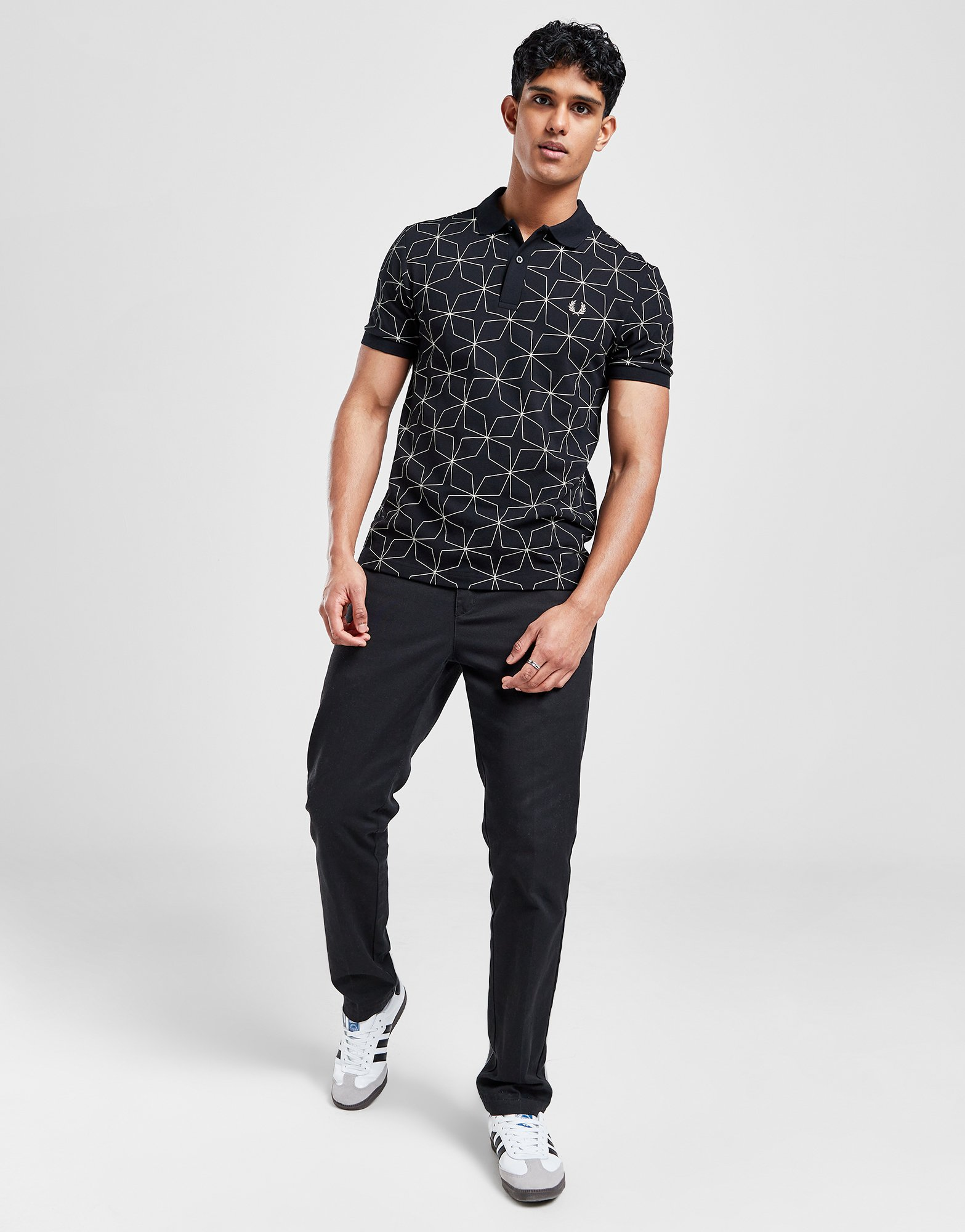Fred Perry Polo Geometric Homme