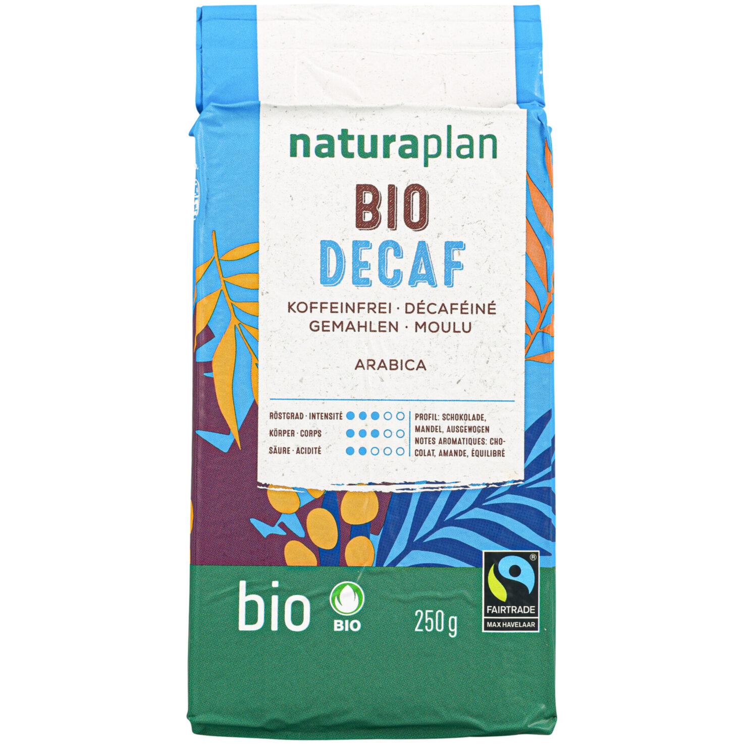 Naturaplan Bio Fairtrade Decaf gemahlen
