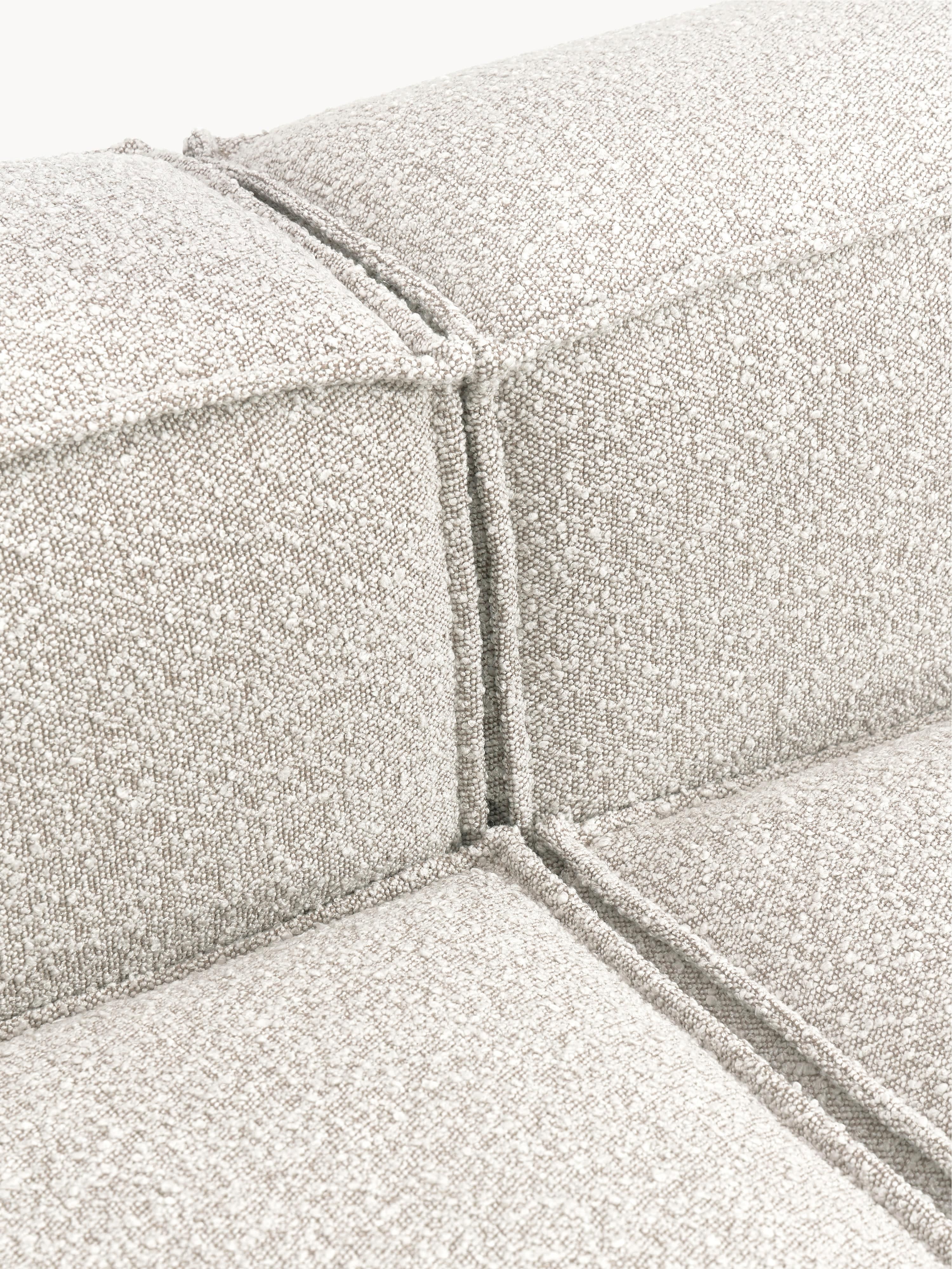 Modulaire chaise longue Lennon van bouclé