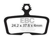 Ebc - Plaquettes de Frein Avid Code 2011-2012 Métallique