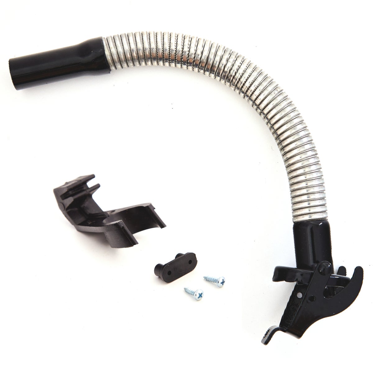 BW Flexibele Tuit voor Metalen Brandstofblikken (5/10/20 Liter) - 25mm Flexibele Pijp voor Dieselbrandstof met Houder voor 10/20 Liter Blikken - Zwart - RAL 9005 - Gemaakt in Europa