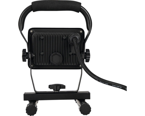 LED-werklamp met frame IP65 20W 3300 lm 5000 K koelwit, stroomkabel 3G1,0 mm² H07RN-F met veiligheidsstekker 3,0 m, afmetingen BxDxH 166x165x242 mm