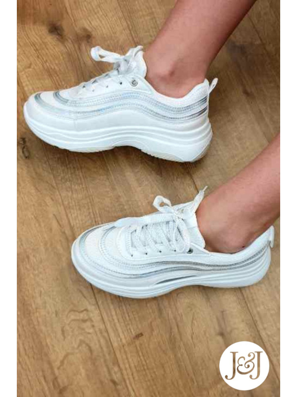 Baskets blanches 'Keira'