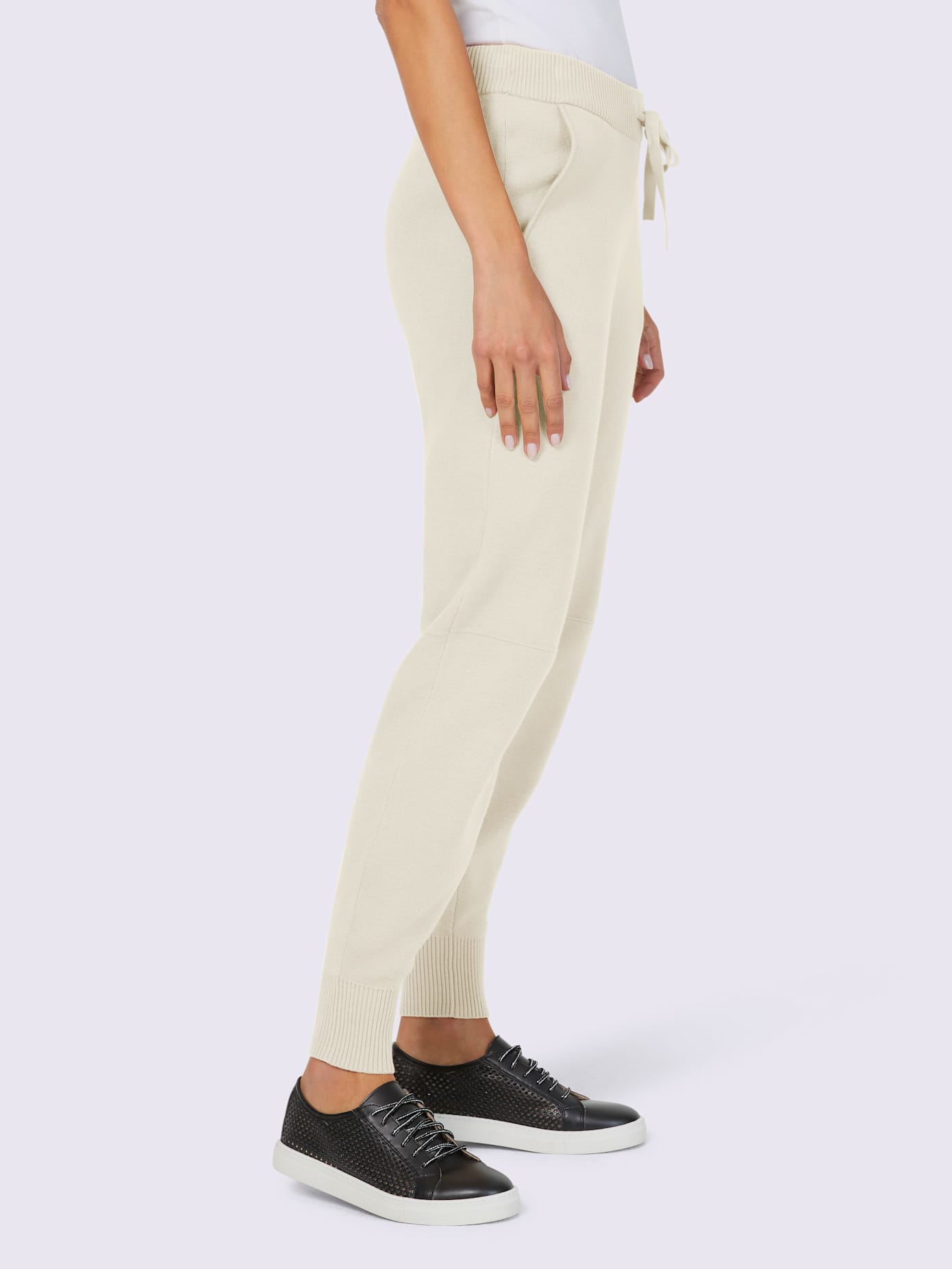 Pantalon en tricot 50% viscose