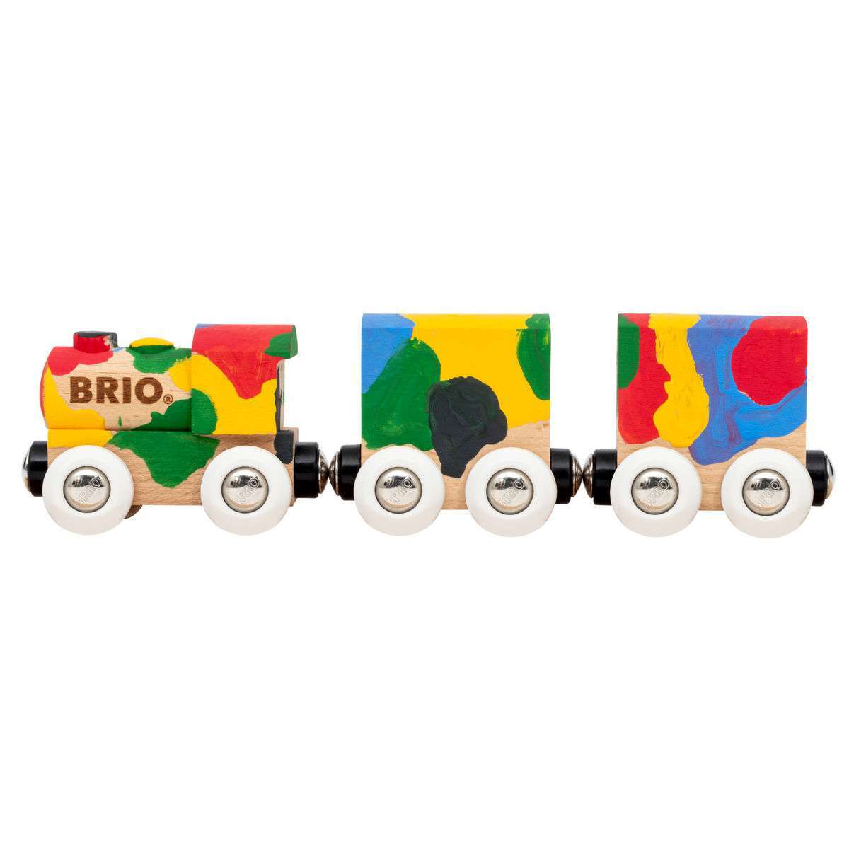 BRIO Spiel Holzzug zum Anmalen