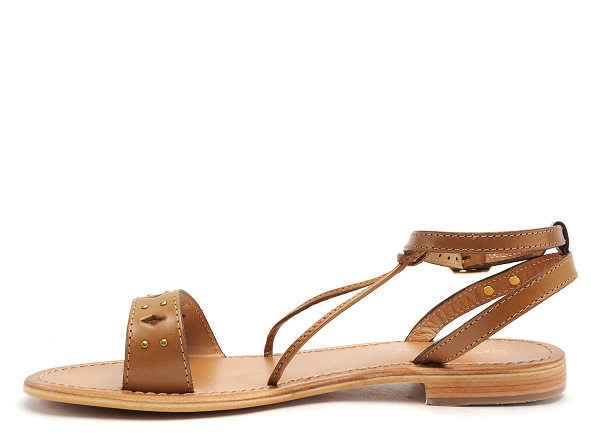 Les tropeziennes nu pieds plats femme harmony marron