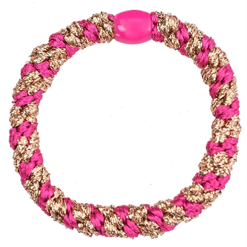 Hårelastik Multi Pink/Gold - Bow's by Stær → Luksusbaby.dk