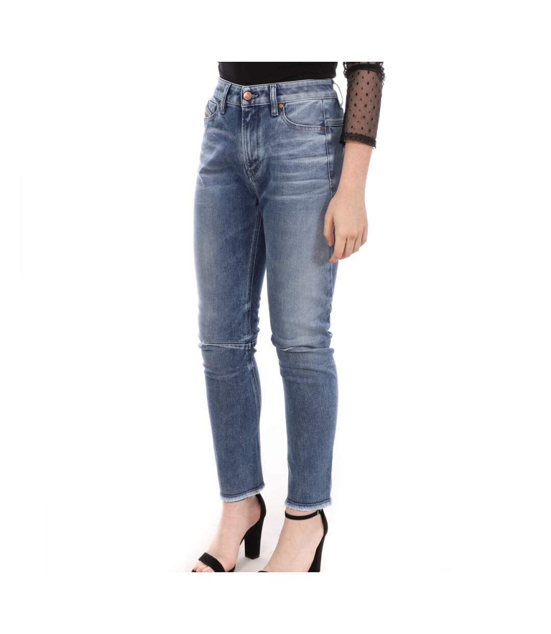 Jean Bleu Boyfriend Femme Diesel Fayza Next