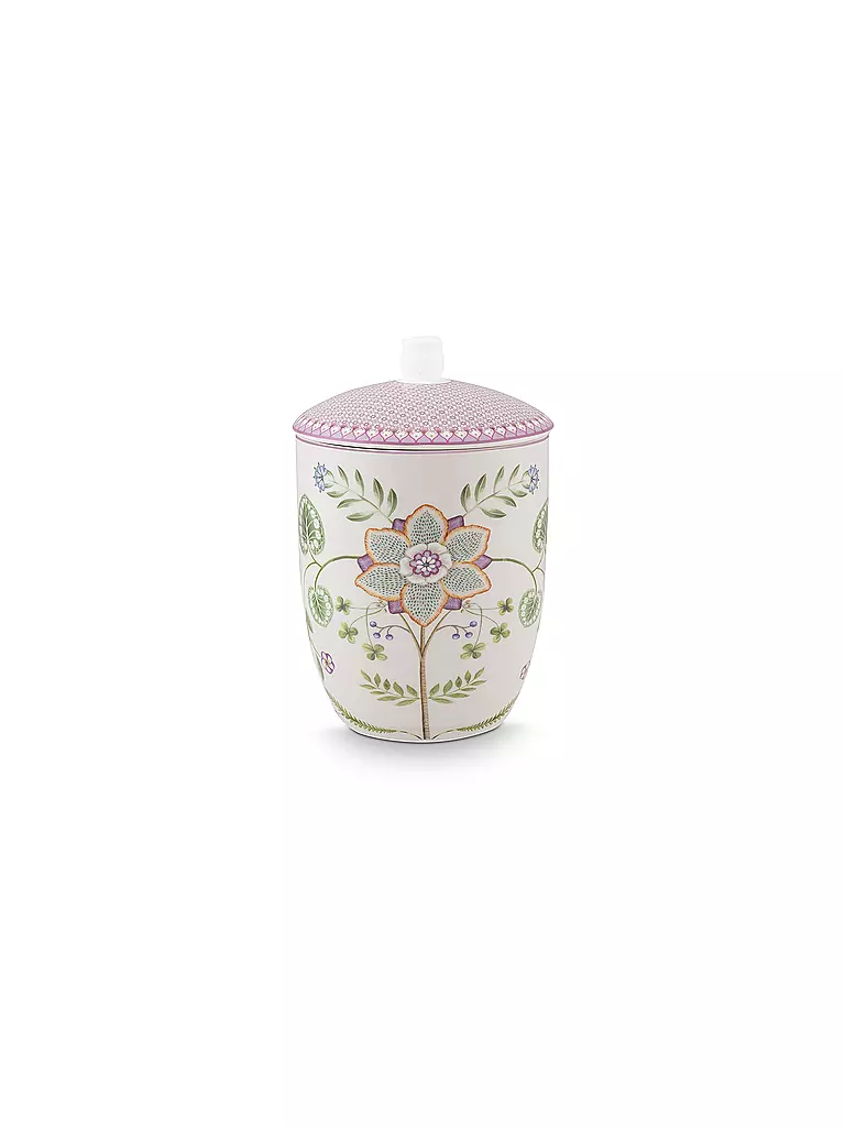 PIP STUDIO Dose mit Deckel  LILY & LOTUS 1,5l Off White weiss