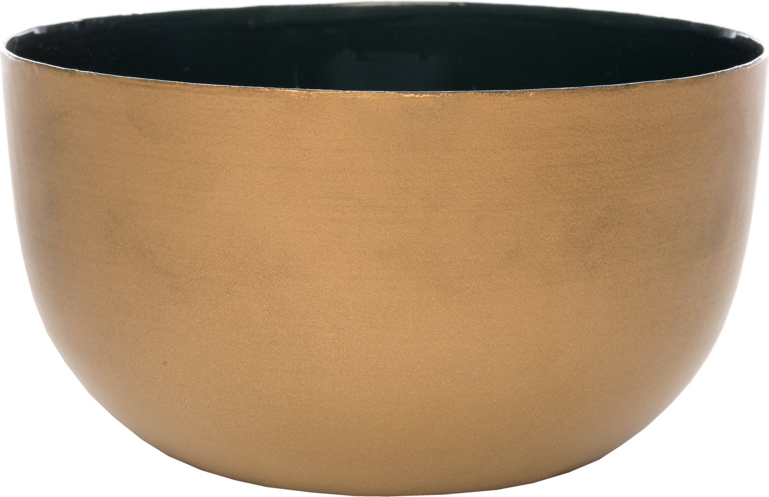 Intratuin schaal Billy petrol / goud D 15 H 8 cm