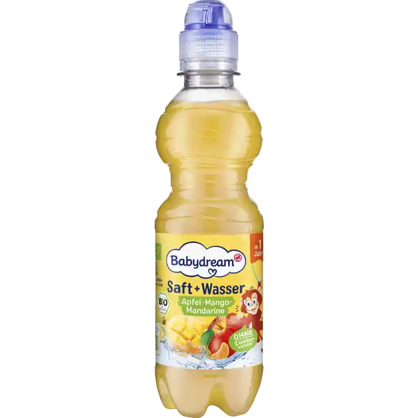 Bio Saft + Wasser Apfel-Mango-Mandarine